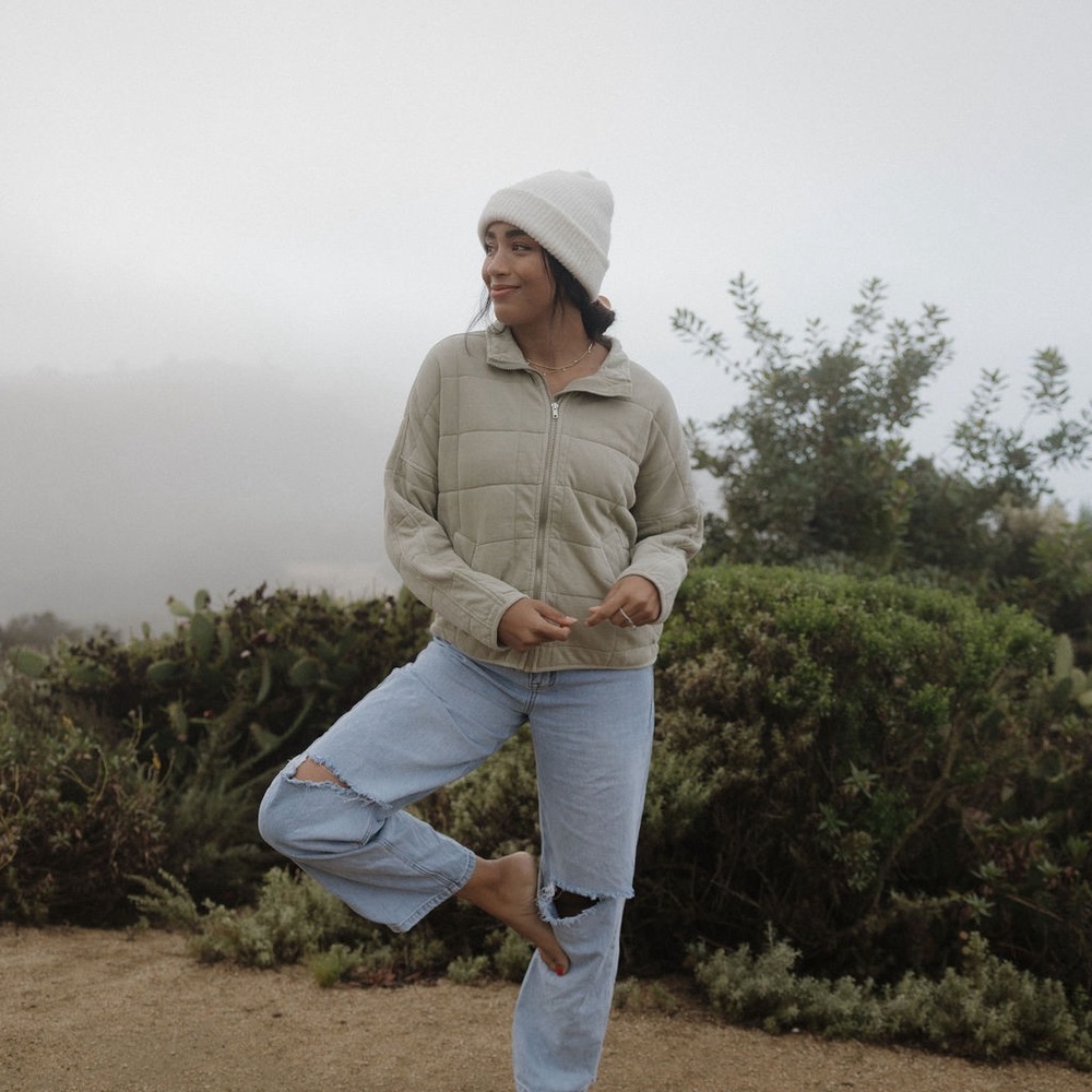 Green Quilted Jacket - image 4